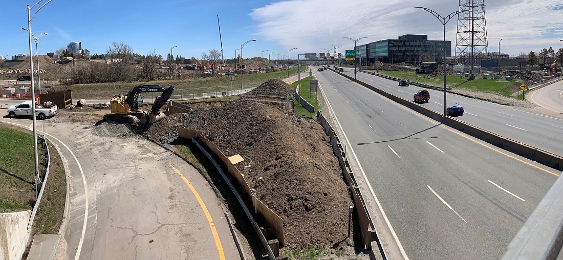 Excavavation d'un puit de départ