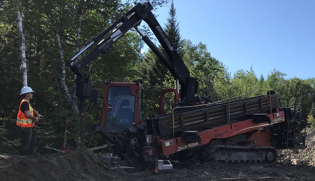 Enfouissement de conduits 